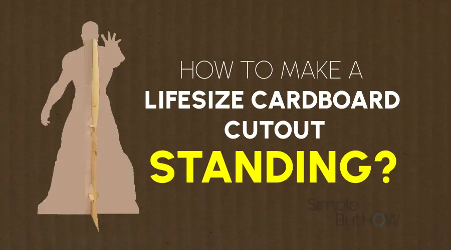 Lifesize cardboard cutout stand up