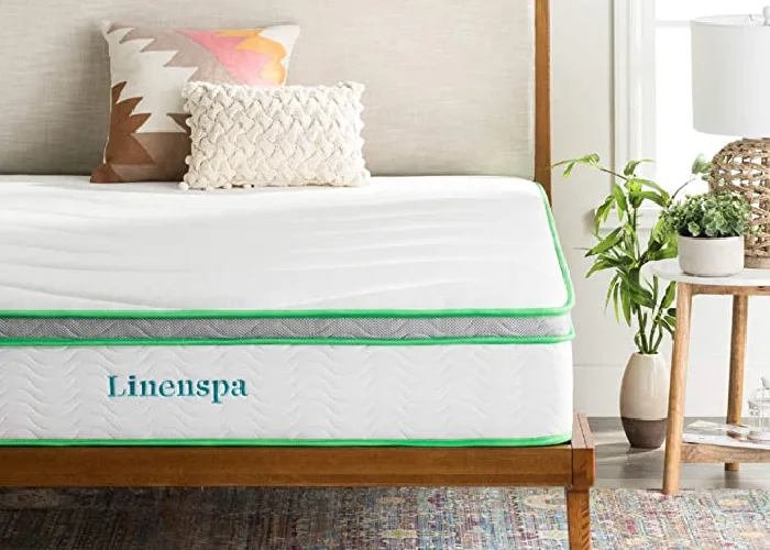 linenspa latex hybrid 10 inch queen size mattress