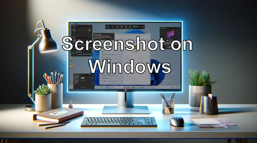 Screenshot on Windows 11