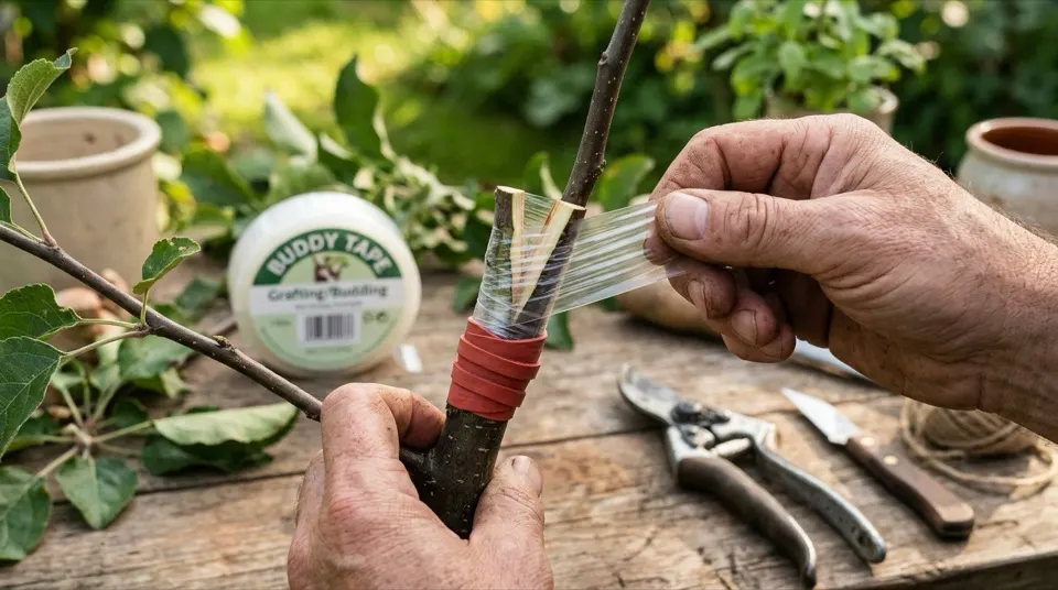 Illustration of a two-layer graft wrapping method